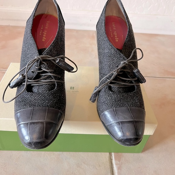 Kate Spade-Hudson Dk Grey/Tweed - Picture 3 of 5